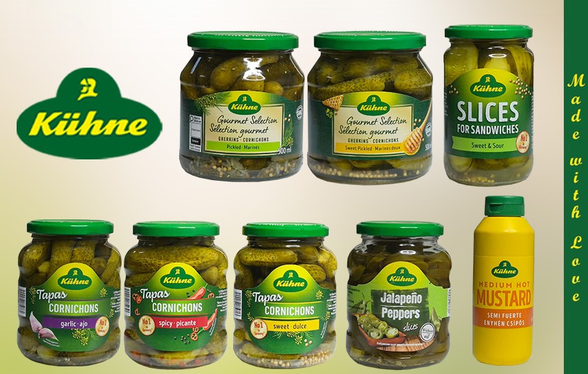 Kuhne Gherkins and Condiments